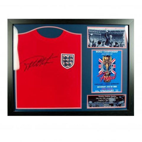 England F.A. Sir Geoff Hurst Signed Shirt (Framed)