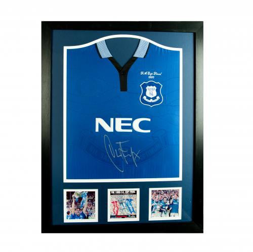 Everton F.C. Ferguson Signed Shirt (Framed)