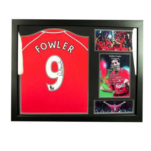 Liverpool F.C. Fowler Signed Shirt (Framed)