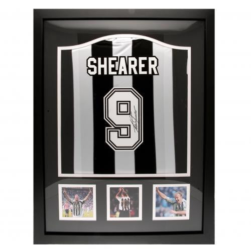 Newcastle United F.C. Shearer Signed Shirt (Framed)