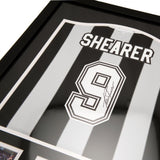 Newcastle United F.C. Shearer Signed Shirt (Framed)