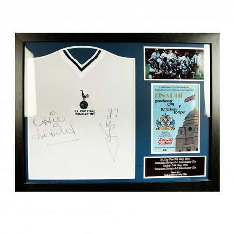 Tottenham Hotspur F.C. Ardiles &amp;amp; Villa Signed Shirt (Framed)