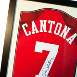 Manchester United F.C. Cantona Signed Shirt Silhouette