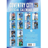 Coventry City F.C. Calendar 2018