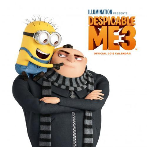 Despicable Me 3 Calendar 2018