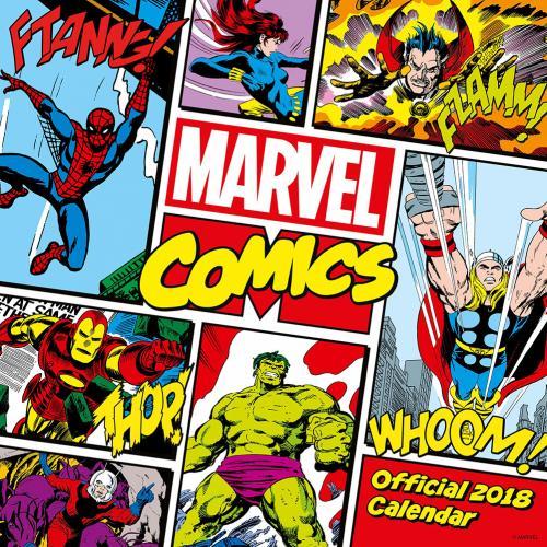Marvel Comics Calendar 2018