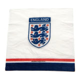 England F.A. Pack of 16 Party Napkins