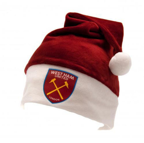 West Ham United F.C. Supersoft Santa Hat