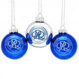 Queens Park Rangers F.C. 3pk Round Baubles