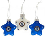 Chelsea F.C. 3pk Star Baubles