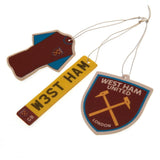 West Ham United F.C. 3pk Air Freshener