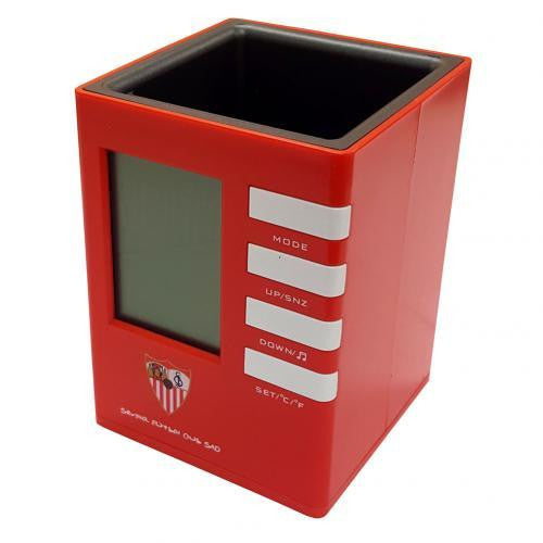 Sevilla F.C. Pen Holder Alarm Clock
