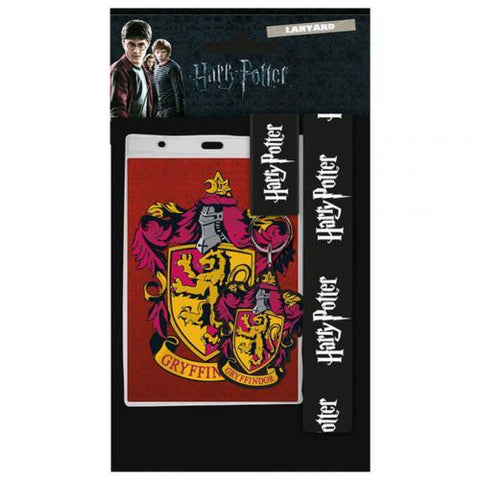 Harry Potter Lanyard &amp;amp; Keyring Set Hogwarts