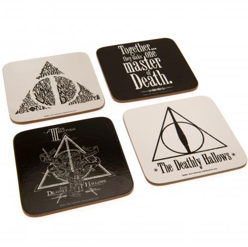 Harry Potter Coaster Set Deathly Hallows