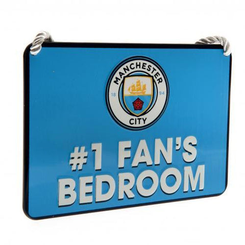 Manchester City F.C. Bedroom Sign No1 Fan