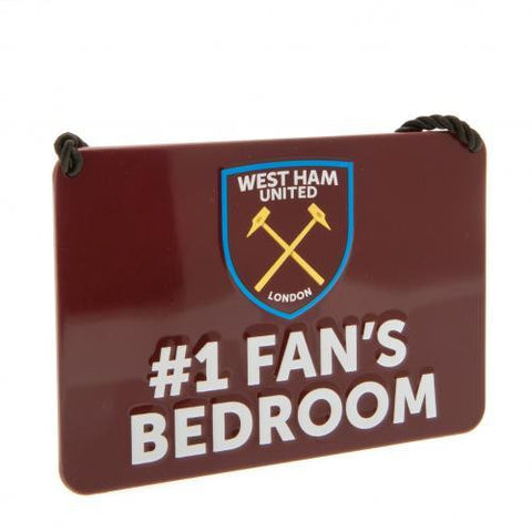 West Ham United F.C. Bedroom Sign No1 Fan