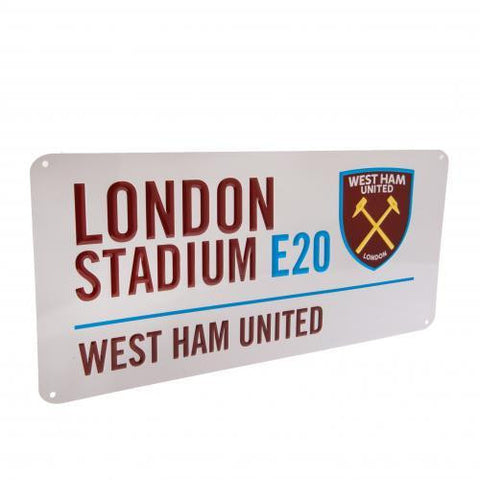 West Ham United F.C. Street Sign
