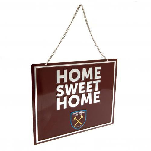 West Ham United F.C. Home Sweet Home Sign