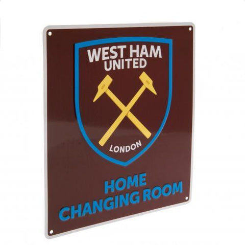 West Ham United F.C. Home Changing Room Sign