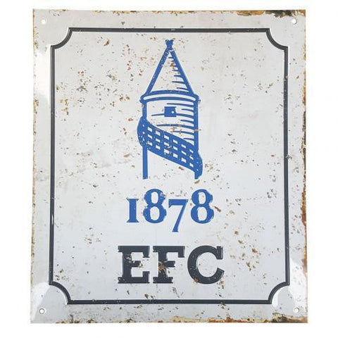 Everton F.C. Retro Logo Sign