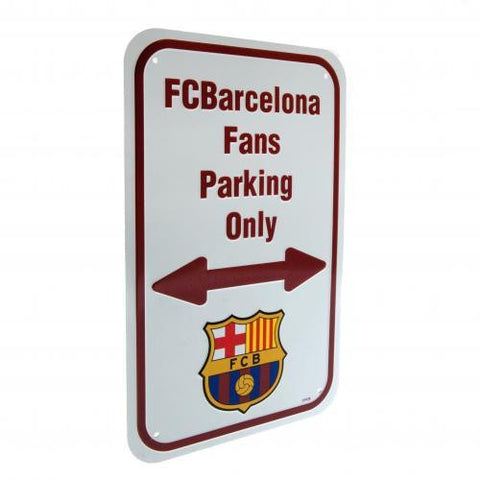 F.C. Barcelona No Parking Sign