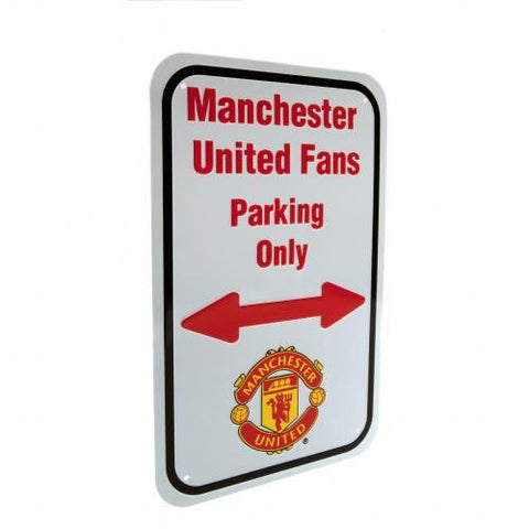 Manchester United F.C. No Parking Sign
