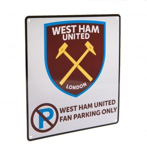 West Ham United F.C. No Parking Sign
