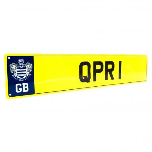 Queens Park Rangers F.C. Number Plate Sign