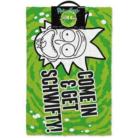 Rick And Morty Doormat Schwifty