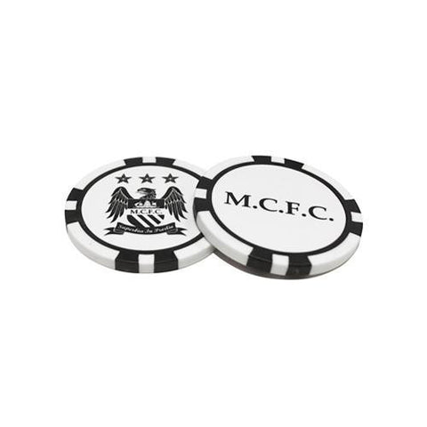 Manchester City F.C. Poker Chip Ball Markers