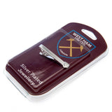 West Ham United F.C. Silver Plated Tie Slide