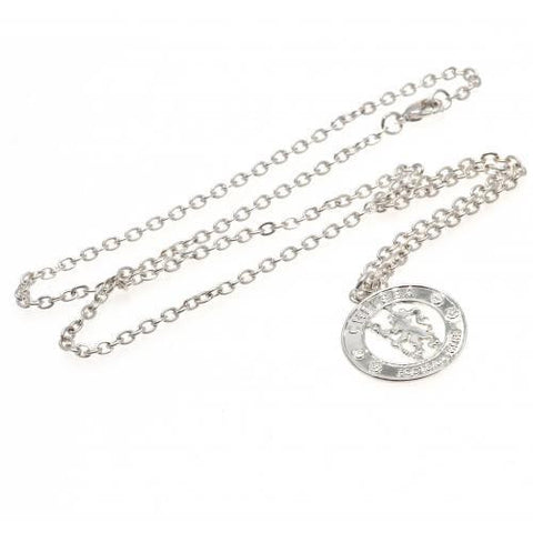 Chelsea F.C. Silver Plated Pendant &amp;amp; Chain CR