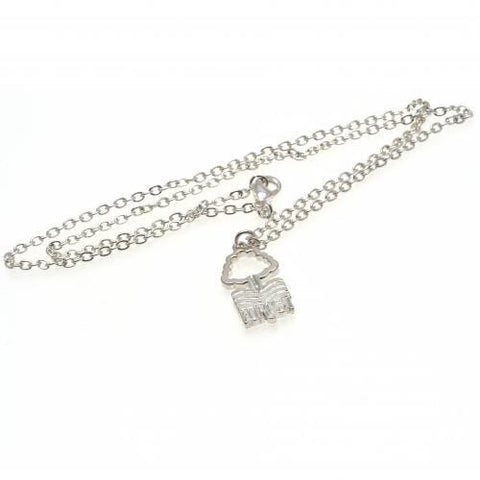 Nottingham Forest F.C. Silver Plated Pendant &amp;amp; Chain