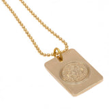 Leicester City F.C. Gold Plated Dog Tag &amp;amp; Chain