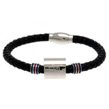 Rangers F.C. Colour Ring Leather Bracelet