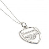 Arsenal F.C. Sterling Silver Pendant &amp;amp; Chain CR