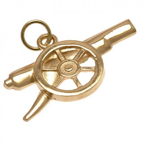 Arsenal F.C. 9ct Gold Pendant Cannon