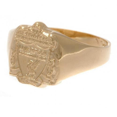 Liverpool F.C. 9ct Gold Crest Ring Large