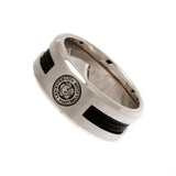 Leicester City F.C. Black Inlay Ring Small