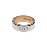 Manchester City F.C. Bi Colour Spinner Ring Large EC