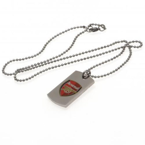Arsenal F.C. Colour Crest Dog Tag &amp;amp; Chain