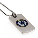 Chelsea F.C. Colour Crest Dog Tag &amp;amp; Chain
