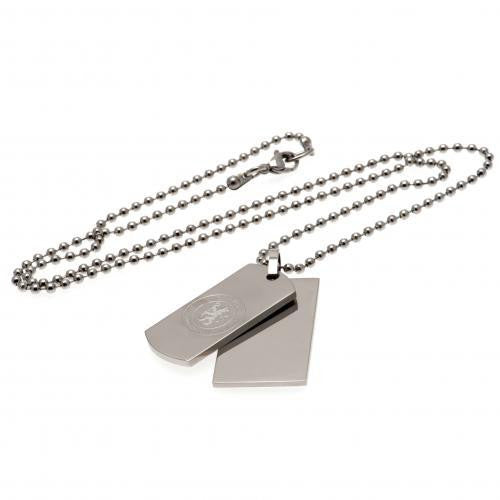 Chelsea F.C. Double Dog Tag &amp;amp; Chain