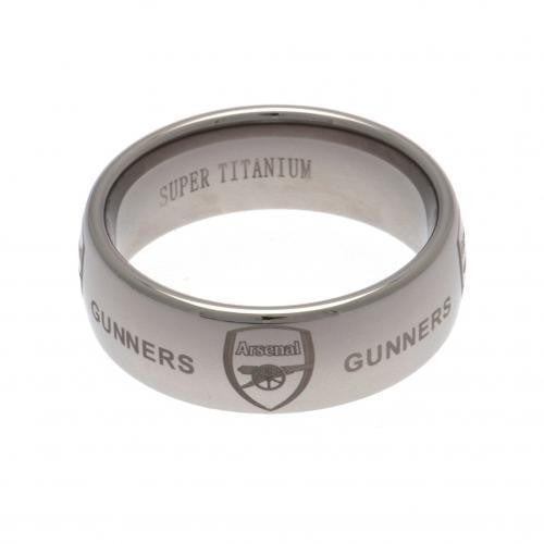 Arsenal F.C. Super Titanium Ring Small