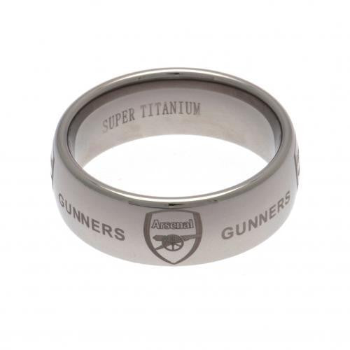 Arsenal F.C. Super Titanium Ring Large