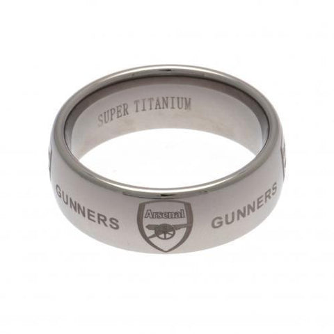 Arsenal F.C. Super Titanium Ring Large