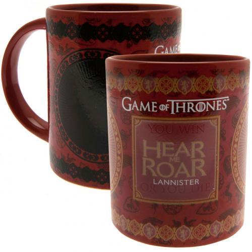 Game Of Thrones Heat Changing Mug Lannister