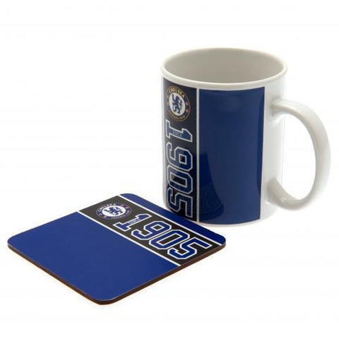 Chelsea F.C. Mug &amp;amp; Coaster Set