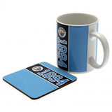 Manchester City F.C. Mug &amp;amp; Coaster Set