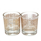 F.C. Barcelona 2pk Whiskey Glass Set TX